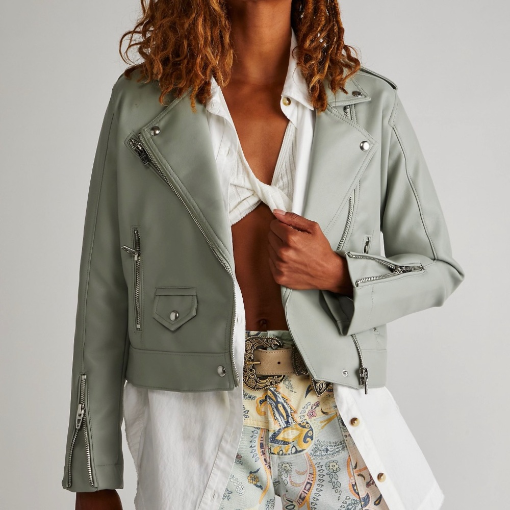 Blank NYC Vegan Moto Jacket XS